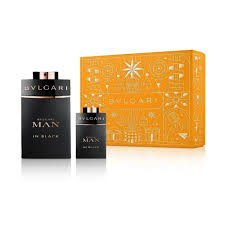 Bvlgari Man In Black EDP 2-Piece Gift Set With Mini perfume
