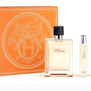 Terre D’Hermes Pure Perfume 3-Piece Gift Set With Mini Perfume & SG