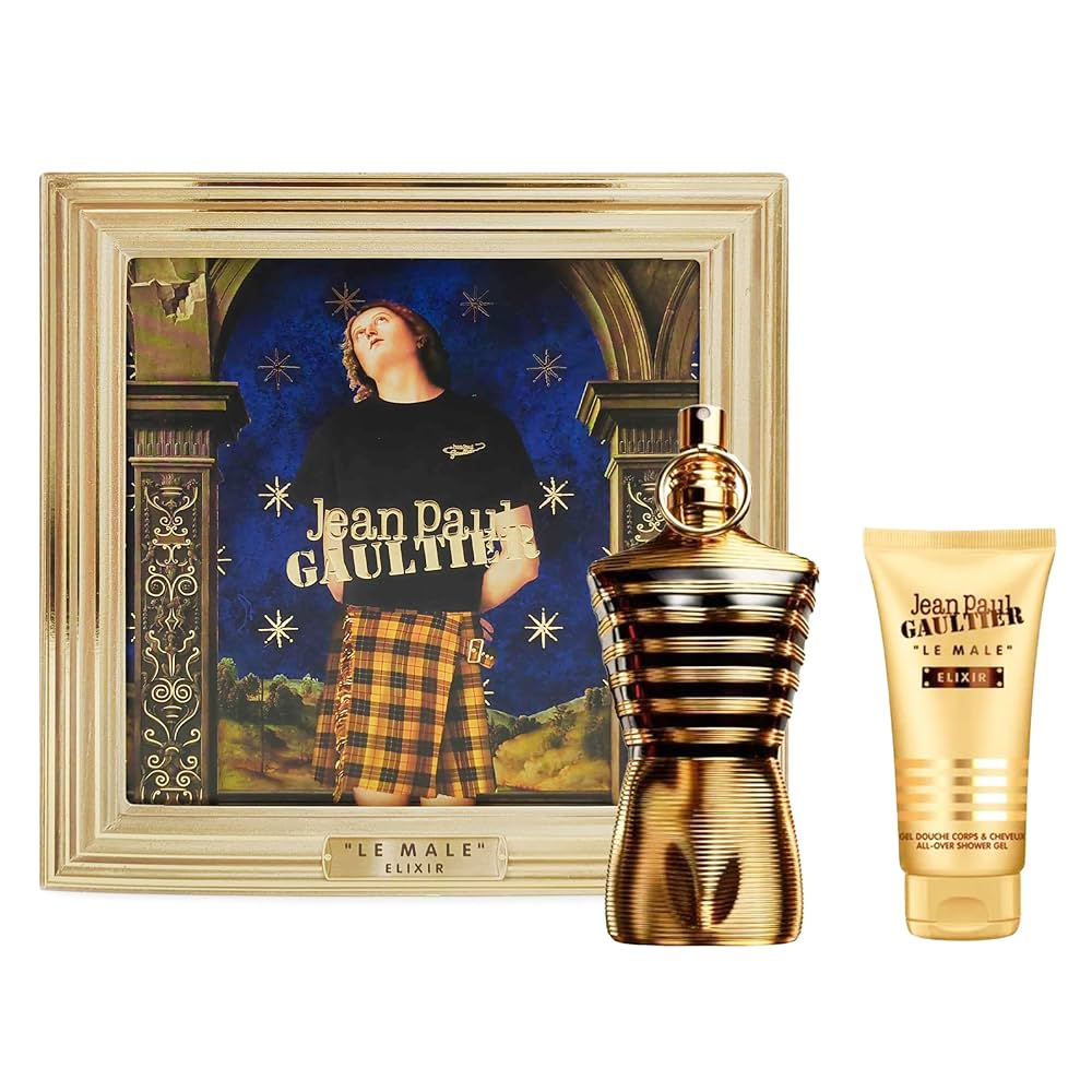 Le Male Elixir Parfum 2-Piece Travel Set With All Over Shower Gel