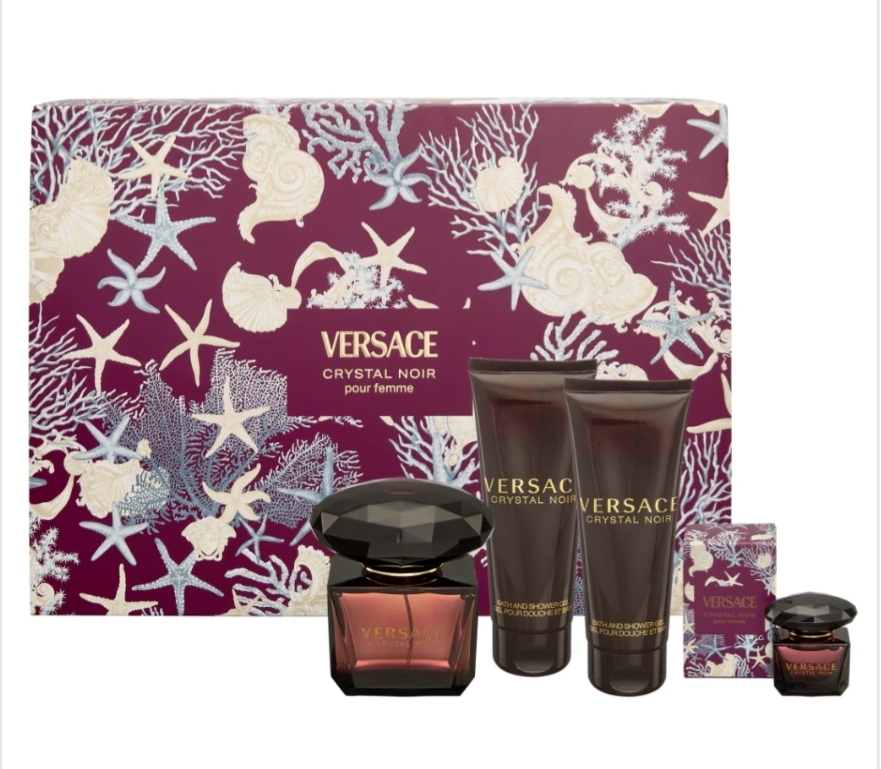 Crystal Noir EDP 4-Piece Gift Set With BL&SG&Mini Perfume