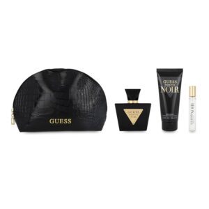 Guess Seductive Noir EDT 4-Piece Gift Set With BL & Mini perfume & Pouch