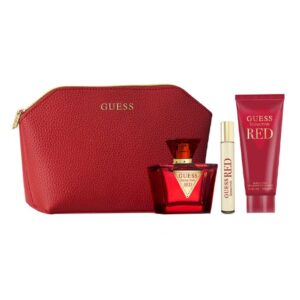 Guess Seductive Red EDT 4-Piece Gift Set With BL&Pouch&Mini perfume