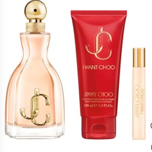 Jimmy Choo I Want Choo EDP 3-Piece Gift Set with BL & Mini Perfume