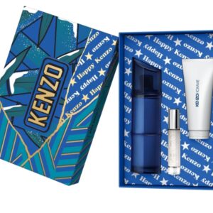 Kenzo Homme EDT Intense 3-Piece Gift Set With Mini Perfume & Shower Gel