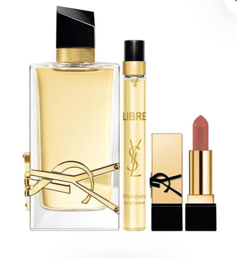 Libre For Women EDP 3-Piece Gift Set With Mini Perfume & Lipstick