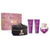Versace Pour Femme Dylan Purple EDP 4-Piece Gift Set with BL & SG & Versace small beauty case