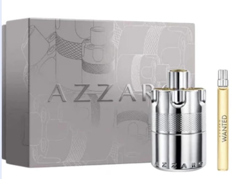 Azzaro Wanted EDP 2pcs Men Gift Set With Mini perfume