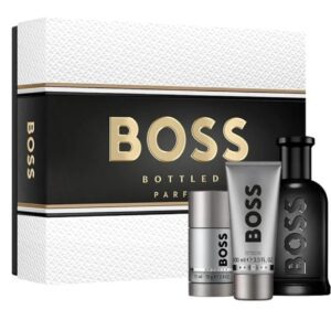 Boss Bottled Parfum 3pcs Men Gift Set With SG and Deo Stick