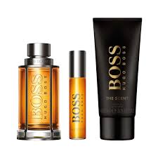 Boss The Scent For Him 3pcs Men Gift Set With Mini Perfume and SG