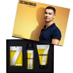 Cristiano Ronaldo CR7 Discover EDT 3pcs Men Gift Set with FBS and BSG