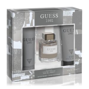 Guess 1981 EDT 3pcs Men Gift Set With SG and Deo Spray
