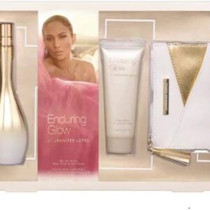 JLO Enduring Glow EDP 3pcs Women Gift Set With BL and Purse