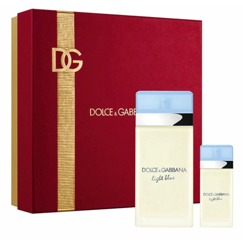 Light Blue EDT 2pcs Gift Set For Women with 200ml and Mini Perfume