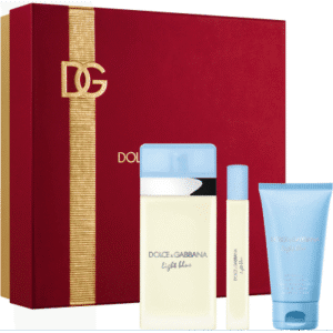Light Blue W EDT 3pcs Gift Set With Mini Perfume and BC