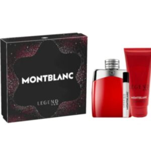 Mont Blanc Legend Red Men EDP 3-Piece Gift Set With Mini and SG