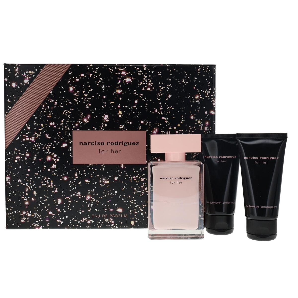 Narciso Rodriguez Her 3pcs Gift Set With BL and SG