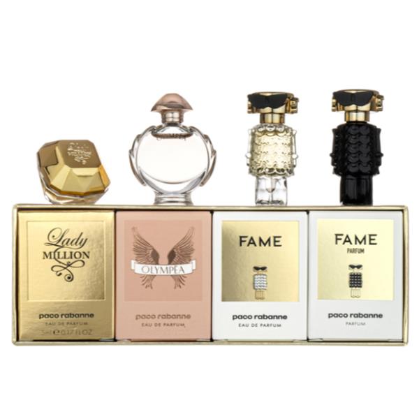 Paco Rabanne 4pcs Travel Feminine Fragrances Miniature Set