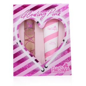 Pink Sugar Glowing Pink Sweet Addiction EDT 2pcs W Gift Set With BL