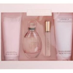 SJP Lovely EDP 4pcs Women Gift Set with Mini Perfume and BL and SG