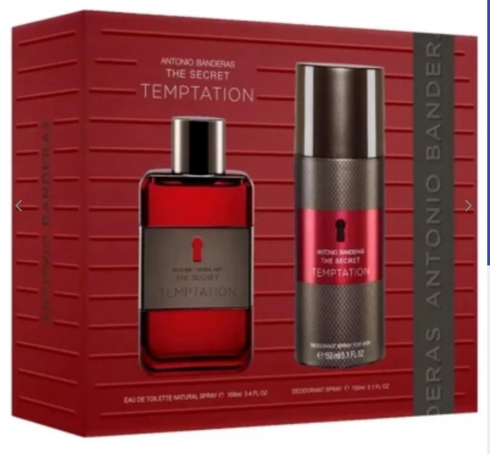 The Secret Temptation M EDT 2pcs Gift Set With Deo Spray