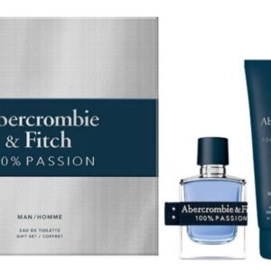 Abercrombie & Fitch 100% Passion M EDT 3-Piece Gift Set Body Wash & Mini Perfume