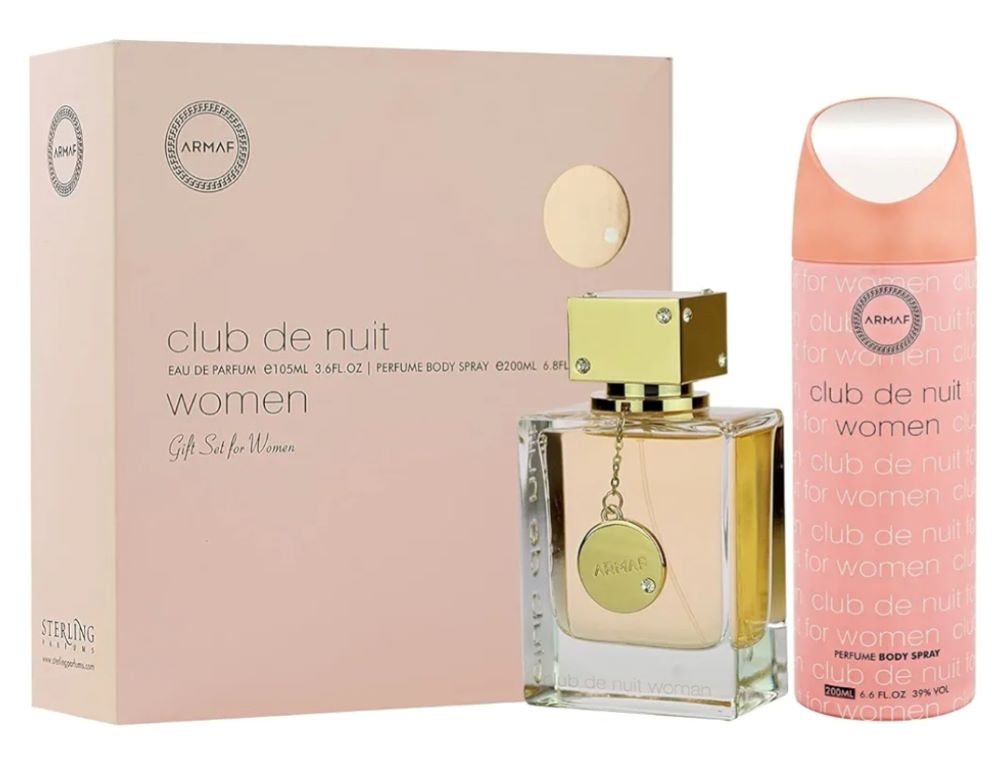 Club De Nuit Women EDP 2-Piece Gift Set With 200ml Perfume Body Spray