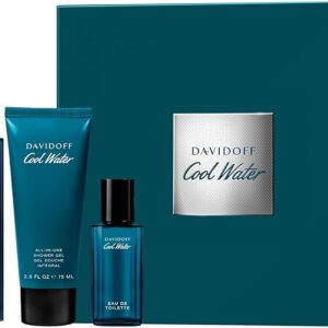 Cool Water Men EDT 3-Piece Gift Set with SG & Mini perfume