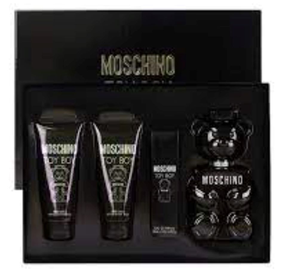 Moschino Toy Boy EDP 4-Piece Gift Set With ASB & SG & Mini Perfume