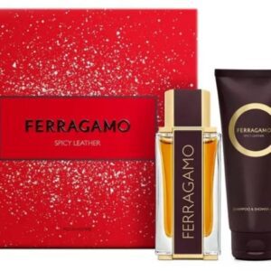 Spicy Leather Parfum Men 3-Piece Gift Set With SG Plus Mini Perfume