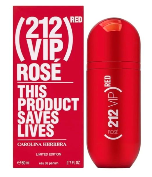 212 VIP Red Rosé Women EDP Limited Edition 80ml