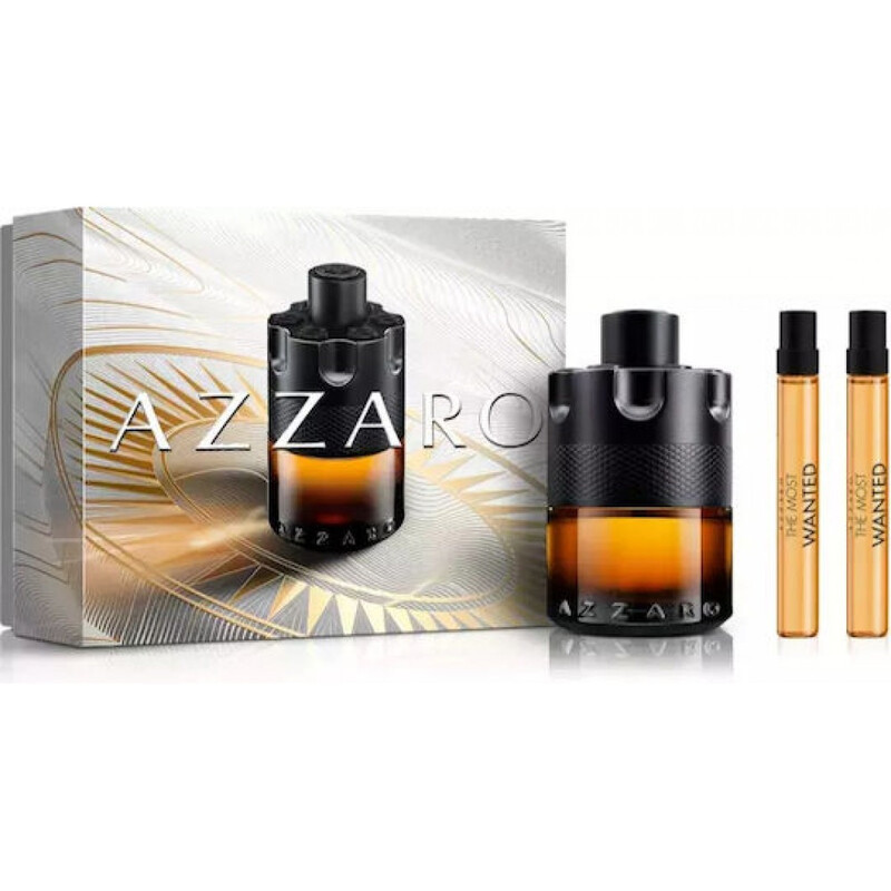 Azzaro The Most Wanted Parfum 3-Piece Gift Set With Mini perfumes