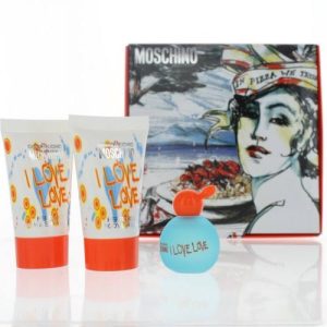Moschino I love love cheap and chic EDT W 3-Piece Mini Set With Mini perfume & SG & BL